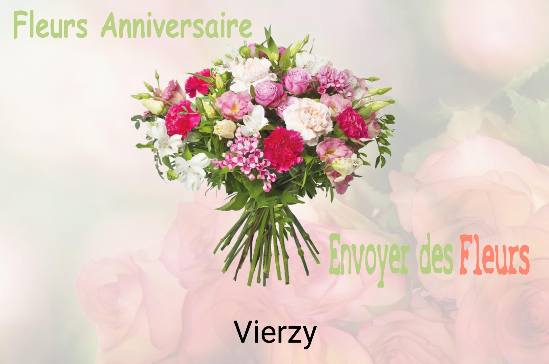 Bouquet de fleurs d’anniversaire livré à Vierzy